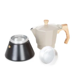 Kawiarka Mia Mokka Czarno-Szara 0.30