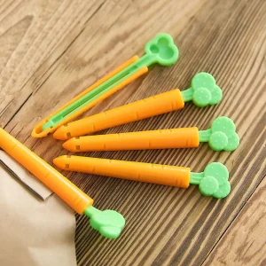 Klipsy Carrot Spozywcze Marchewki 5Szt