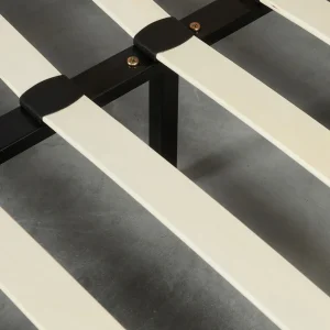 Łóżko Ze Stelazem Aster W Tkaninie Jasnoszare 140X200 Cm