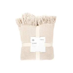 Koc Chenille Szenilowy Ecru 130X170 Cm