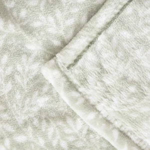 Koc Landen W Liscie Pistacjowy 150X200 Cm
