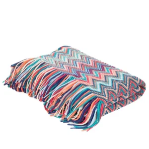 Koc Meba W Kolorowe Zygzaki 130X170 Cm