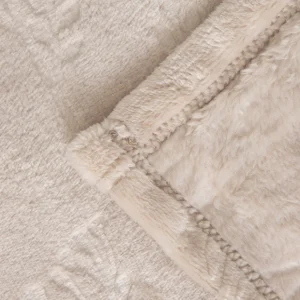 Koc Mirimo W Galazki Bezowy 150X200 Cm