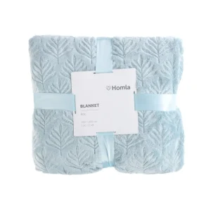 Koc Peble Z Wytloczeniami Niebieski 150X200 Cm