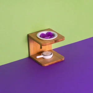 Kominek Bamboo Do Olejkow I Woskow Zapachowych 12X12X11 Cm