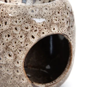 Kominek Rufus Ceramiczny Brazowy 11X11X11 Cm