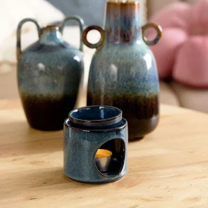 Kominek Soleto Ceramiczny Granatowy 9X9X10 Cm