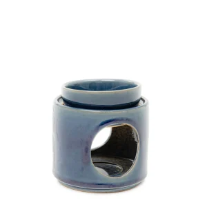 Kominek Soleto Ceramiczny Granatowy 9X9X10 Cm