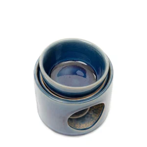 Kominek Soleto Ceramiczny Granatowy 9X9X10 Cm