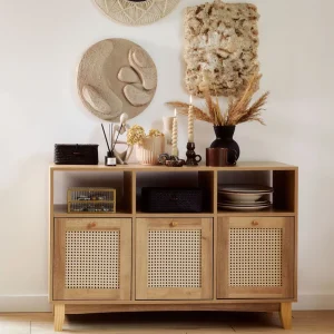 Komoda Notto Z Rattanem 110X35X72 Cm