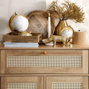 Komoda Notto Z Rattanem 74X35X86 Cm