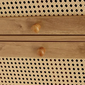 Komoda Notto Z Rattanem 74X35X86 Cm