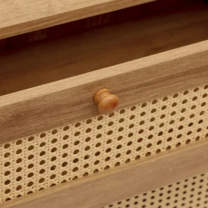 Komoda Notto Z Rattanem 74X35X86 Cm