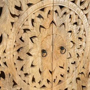 Komoda Sombre Lite Drewno Mango Zlobione 90X40X160 Cm