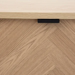 Komoda Swen Naturalna Z Metalowymi Nogami 80X40X88 Cm