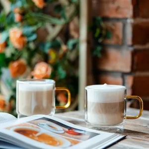 Komplet Szklanek Amber Z Podwojna Scianka 2 Szt. 320 Ml