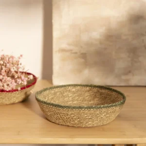 Kosz Do Przechowywania Clary Naturalny Z Trawy Morskiej 20X20X5 Cm