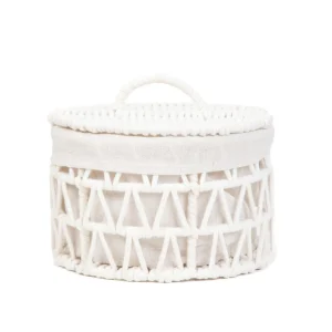 Kosz Do Przechowywania Flossie Bialy 23X23X14.5 Cm