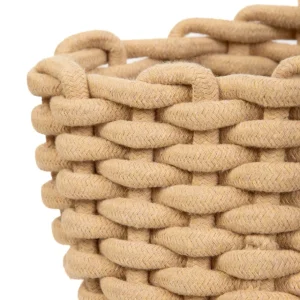 Kosz Do Przechowywania Flavia Bezowy 26X26X21 Cm