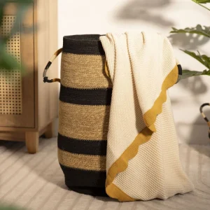 Kosz Do Przechowywania Serren Z Kolorowymi Uchwytami 35X35X55 Cm