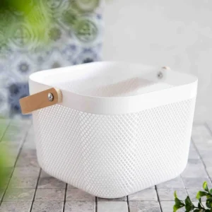 Kosz Elijah Bialy 21X21X18Cm