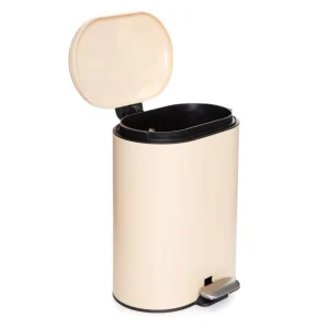 Kosz Lazienkowy Faustie Bezowy 24X22X31.2 Cm