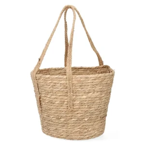 Kosz Lumbo Z Trawy Morskiej Z Uchwytami 28X25 Cm