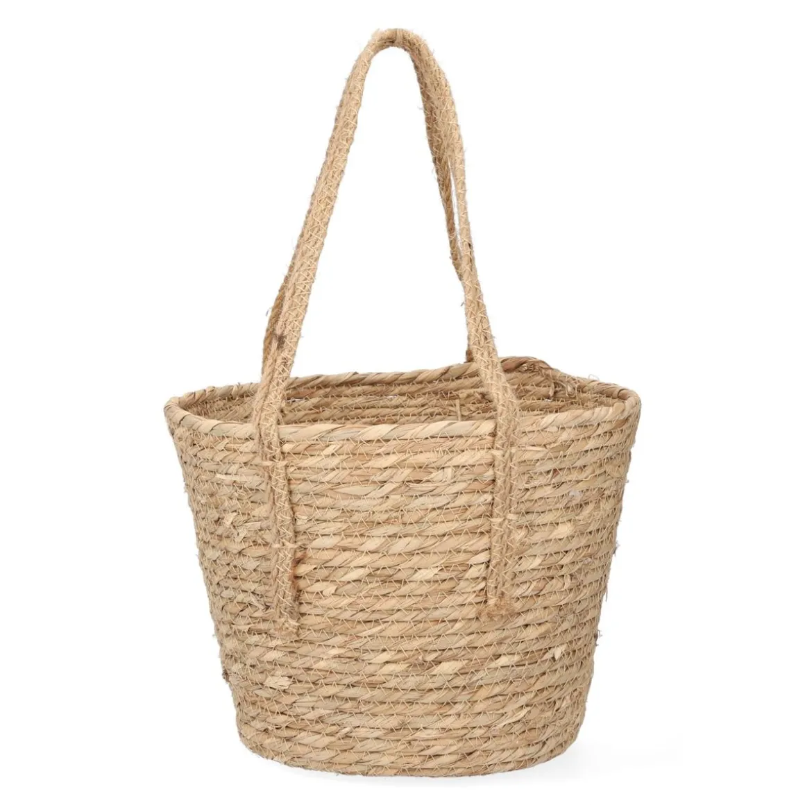 kosz_lumbo_z_trawy_morski_5.webp Kosz Lumbo Z Trawy Morskiej Z Uchwytami 28X25 Cm