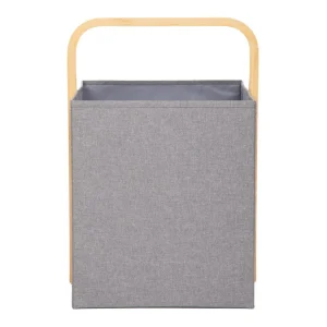 Kosz Na Bielizne Nellie Szary 36X32X50 Cm