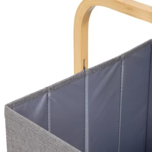 Kosz Na Bielizne Nellie Szary 36X32X50 Cm