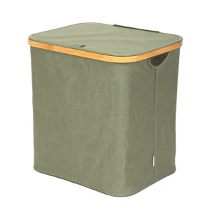 Kosz Na Bielizne Nellie Zielony 40,5X33X42 Cm
