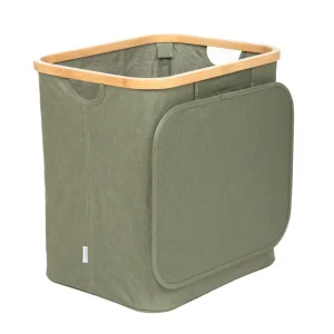 Kosz Na Bielizne Nellie Zielony 40,5X33X42 Cm