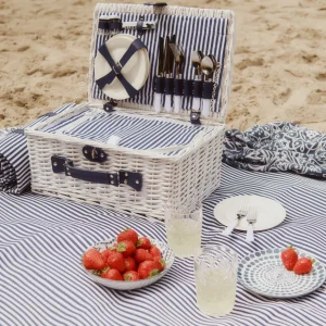 Kosz Piknikowy Orlando Dla 4 Osob Z Mata 46X30X20 Cm
