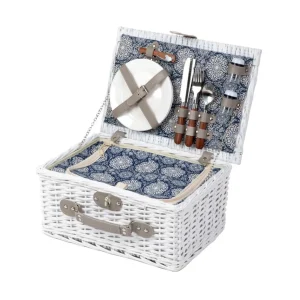 Kosz Piknikowy Orlando Dla 2 Osob We Wzor Paisley 38X26X18 Cm