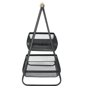 Koszyk Gridio Dwupietrowy Prostokatny 51X38X25 Cm