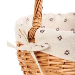 Koszyk Norso Z Raczka Naturalny 38 Cm