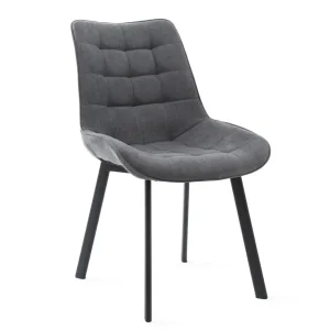 Krzeslo Colin W Tkaninie Grafitowe 53X61X88 Cm