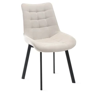 Krzeslo Colin W Tkaninie Bezowe 53X61X88 Cm