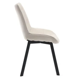 Krzeslo Colin W Tkaninie Bezowe 53X61X88 Cm