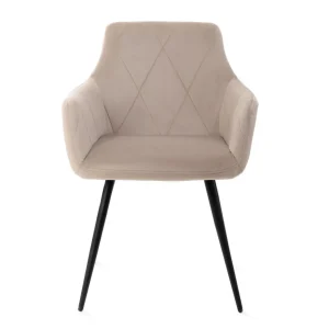 Krzeslo Fellice Welurowe Bezowe 56X61X86 Cm