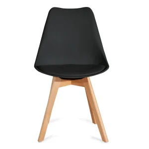 Krzeslo Fisco Czarne 48X56X82 Cm