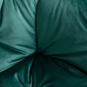 Krzeslo Flossi Welurowe Obrotowe Zielone 57X65X90 Cm