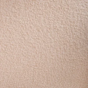 Krzeslo Fluffy Bezowe W Tkaninie Teddy 57X60X78 Cm