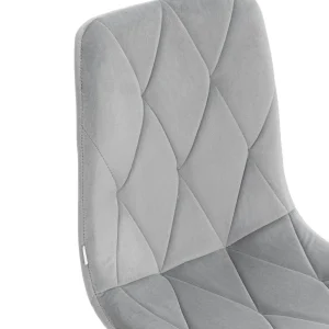 Krzeslo Hillevi W Tkaninie Szare 44X57X88 Cm