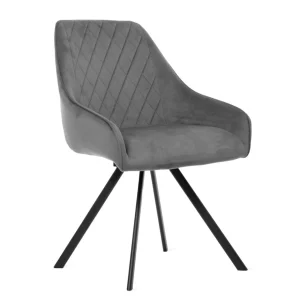 Krzeslo Laurent Obrotowe Biale 54X55X85 Cm, Sh: 50Cm