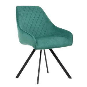 Krzeslo Laurent Obrotowe Czarne 54X55X85 Cm, Sh: 50Cm