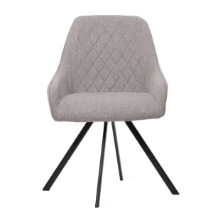 Krzeslo Laurent Obrotowe Welurowe Bezowe 54X55X85 Cm, Sh: 50Cm