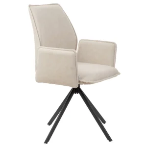 Krzeslo Lugro Obrotowe Bezowe 56X60X82 Cm