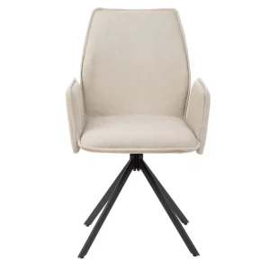 Krzeslo Lugro Obrotowe Bezowe 56X60X82 Cm