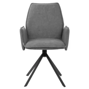 Krzeslo Lugro Obrotowe Szare 56X60X82 Cm